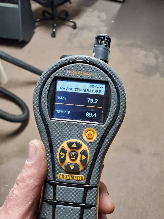 Moisture meter humidity assessment for Mold Remediation & Removal in Pueblo West